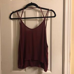 Maroon tank